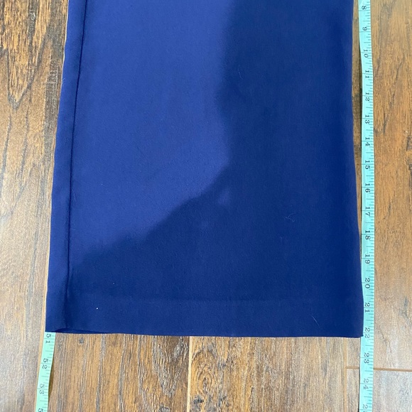 MADEWELL Navy Button Front Smocked Cross Back Jumpsuit Size 2 - Picture 11 of 16